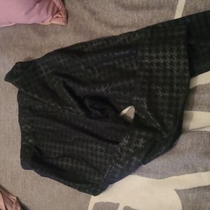 Black houndstooth leggings